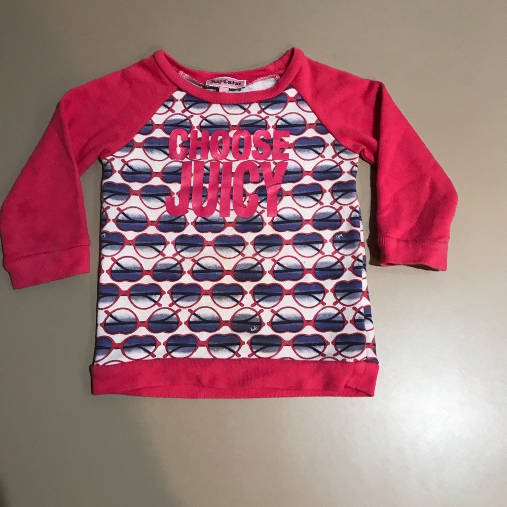 🍏🍏 JUICY COUTURE Cute Girl’s Sweater Size 2T